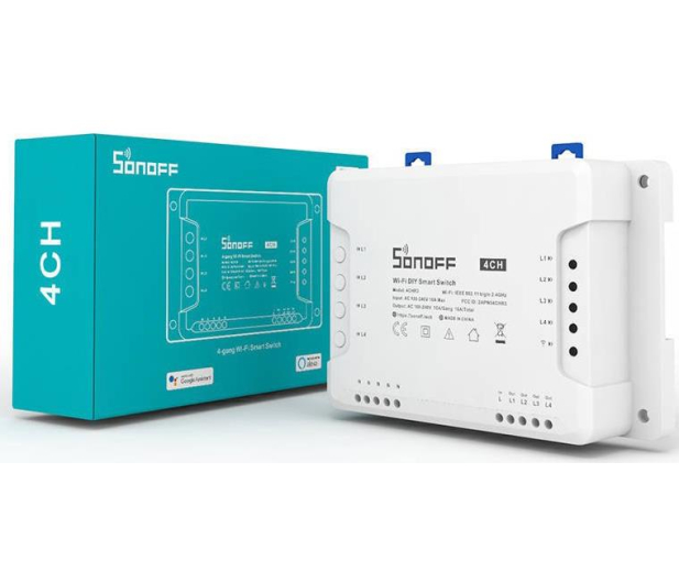 Sonoff Inteligentny przekaźnik poczwórny 4CHPROR3 - 689457 - zdjęcie 2